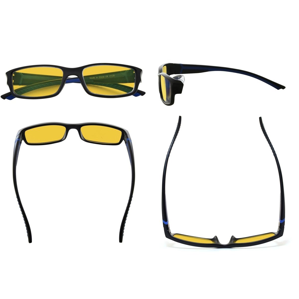 Wovbz Blue Light Blocking Glasses Amber Tinted 10 Pack