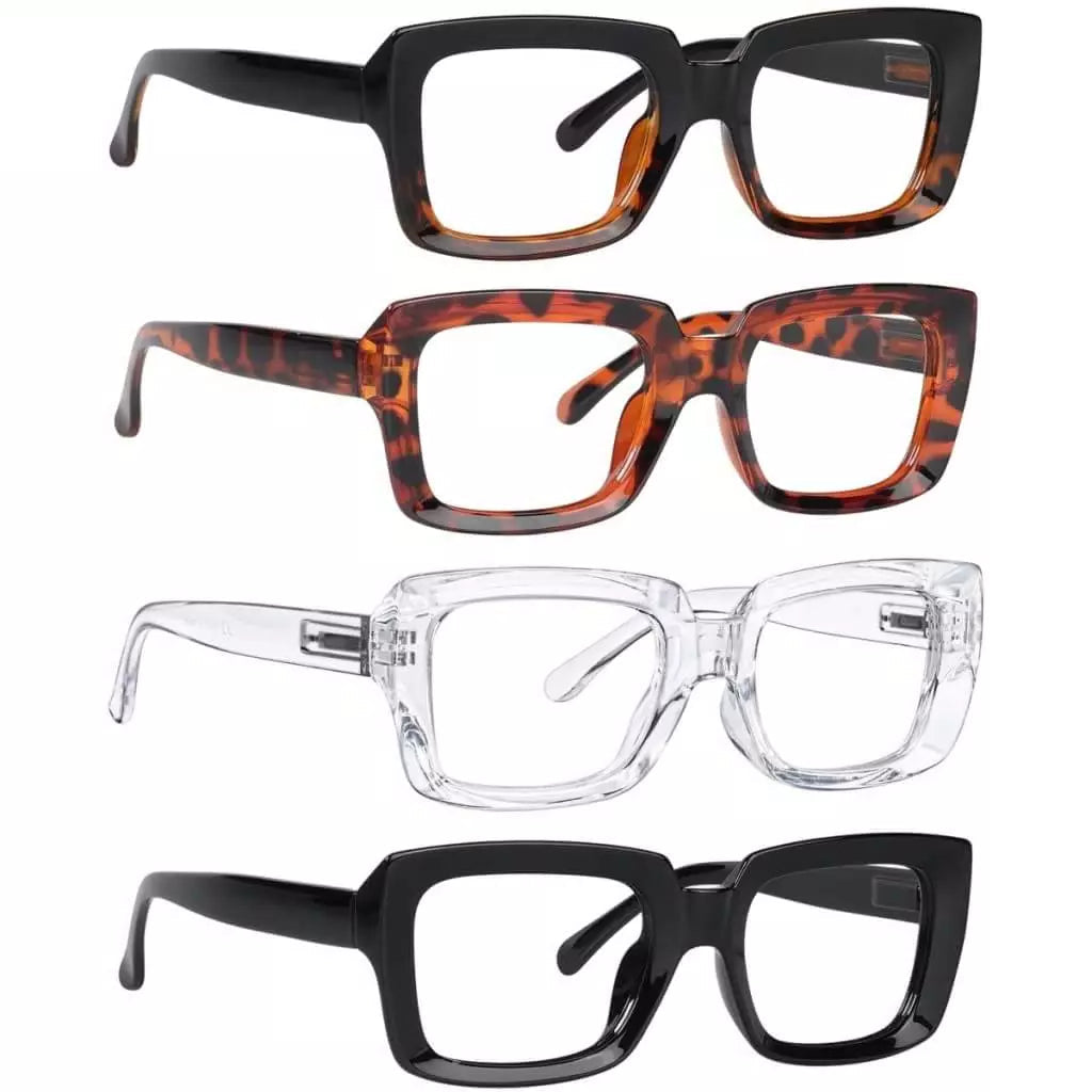 Wokaq Reading Glasses 4 Pack