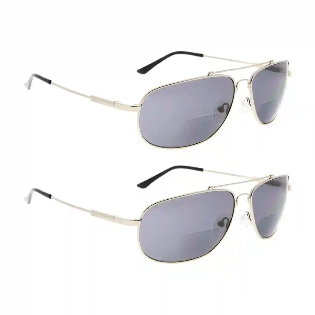 Woubx Bifocal Reading Sunglasses 2 Pack