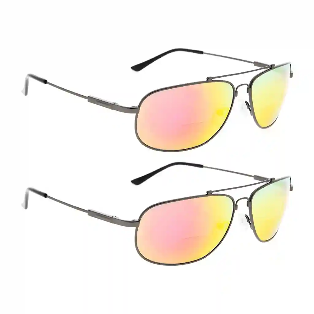 Woubx Bifocal Reading Sunglasses 2 Pack