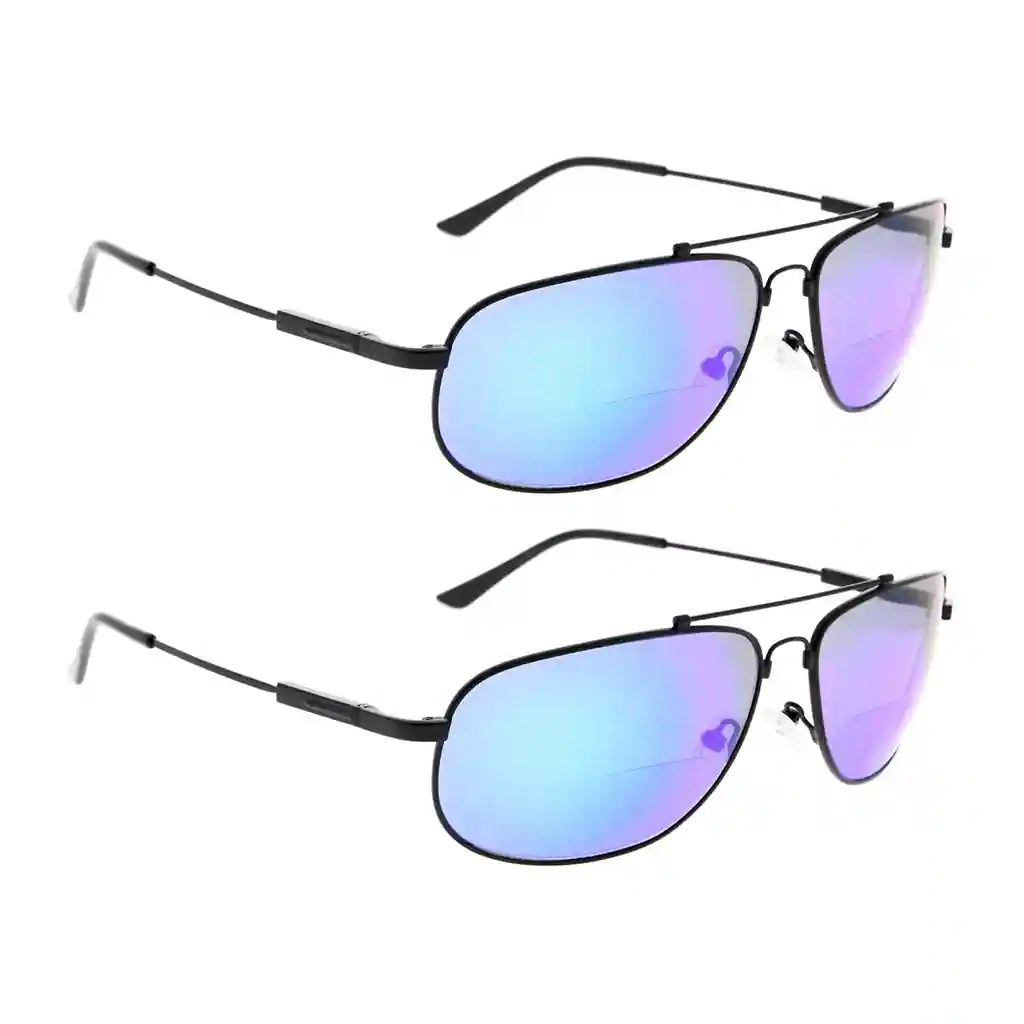 Woubx Bifocal Reading Sunglasses 2 Pack