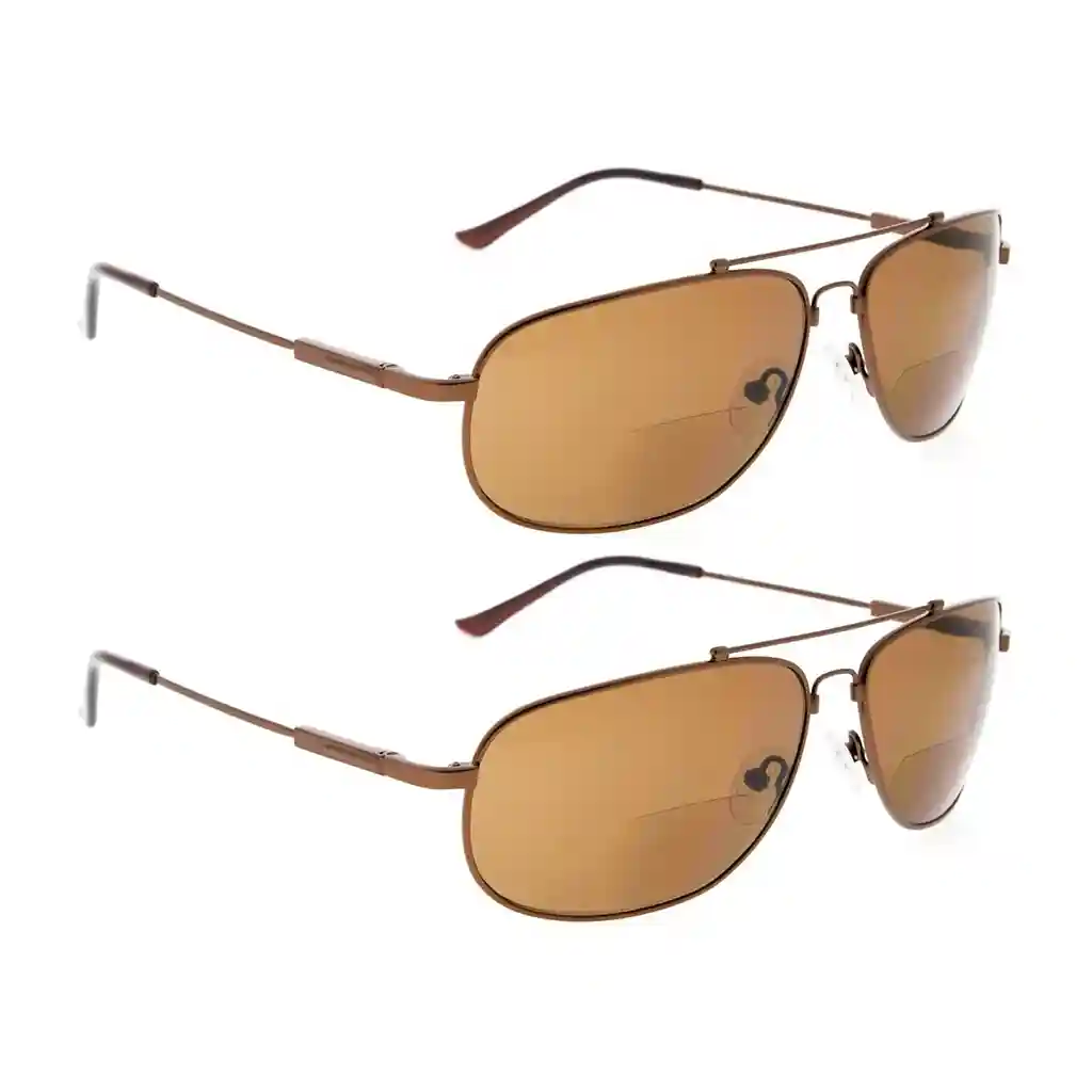 Woubx Bifocal Reading Sunglasses 2 Pack