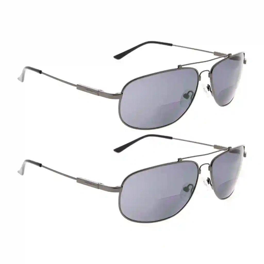Woubx Bifocal Reading Sunglasses 2 Pack