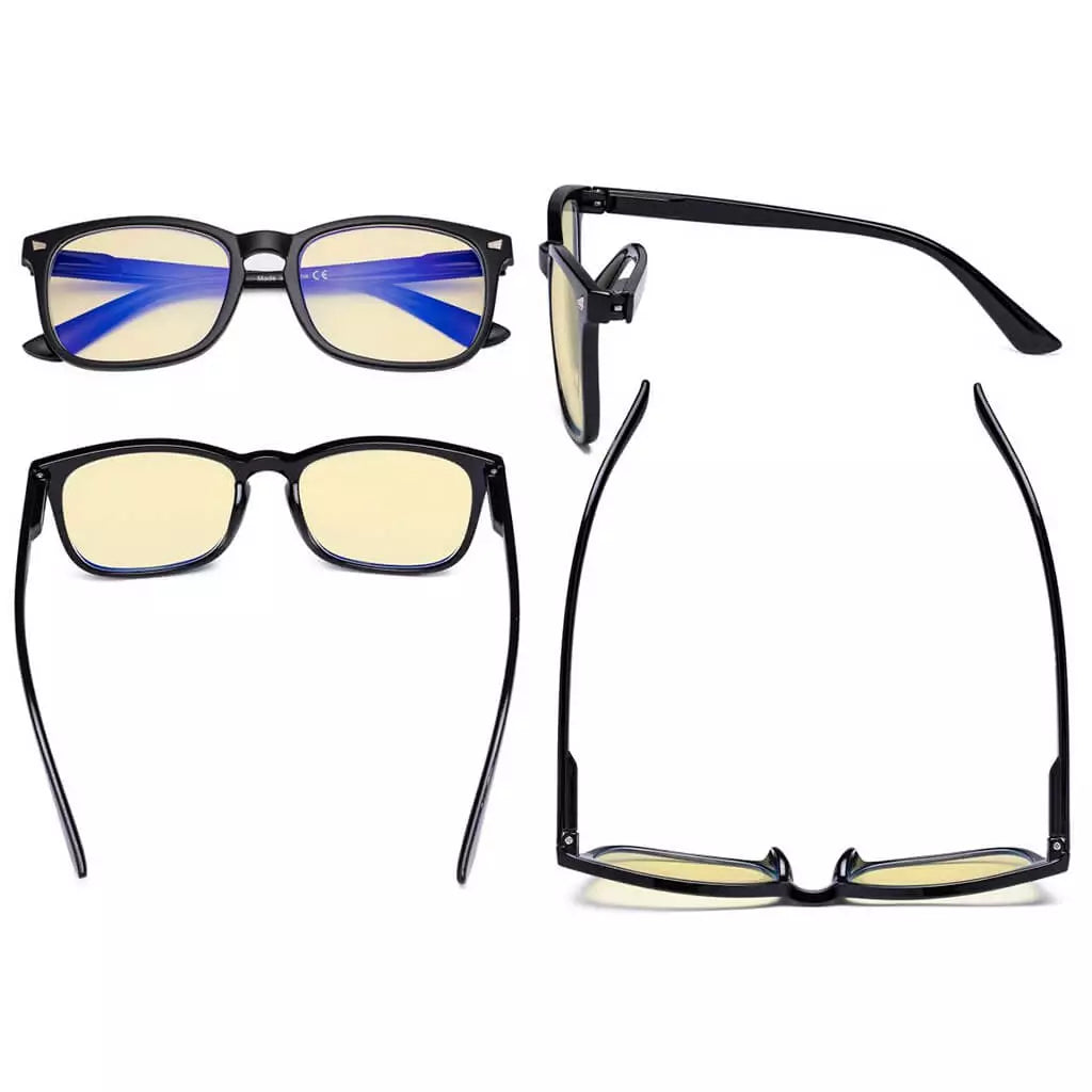 Wopbj Blue Light Blocking Glasses Yellow Tinted 5 Pack