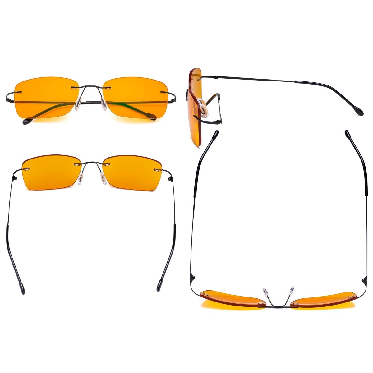 3 Pack Rimless Blue Light Blocking Reading Glasses - Gr8sight