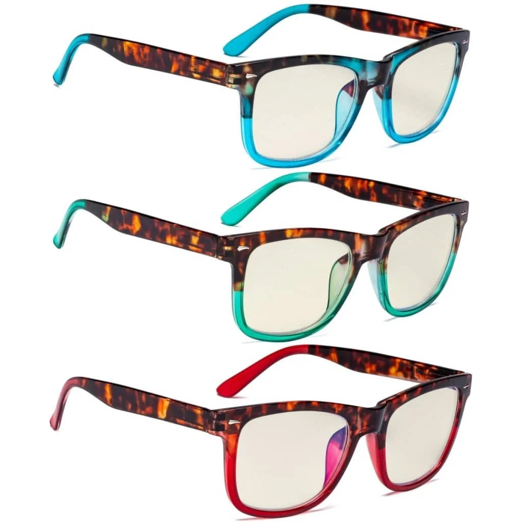 Wotan Blue Light Blocking Glasses Light Yellow Tinted 3 Pack