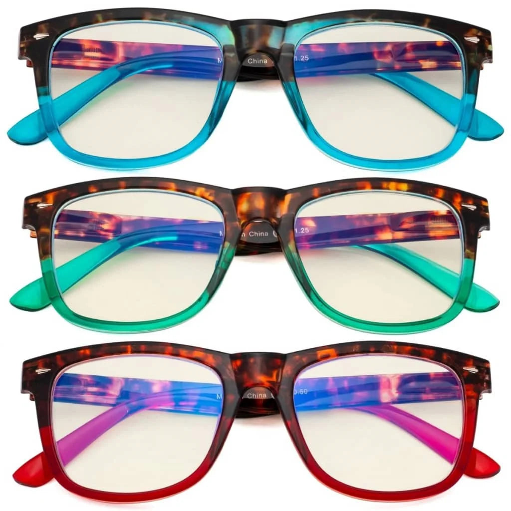Wotan Blue Light Blocking Glasses Light Yellow Tinted 3 Pack