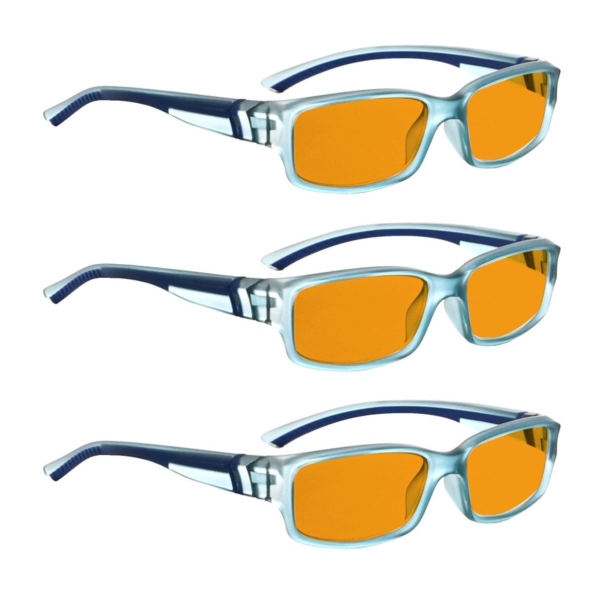 3 Pack Stylish Blue Light Blocking Reading Glasses DSXM01 - Gr8sight
