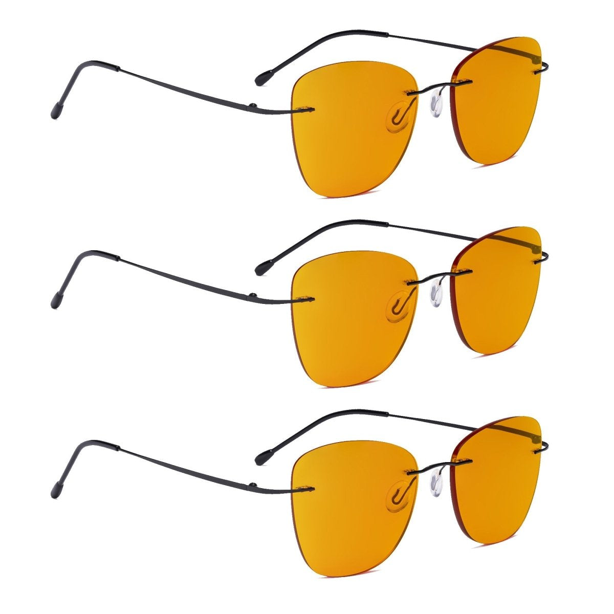 3 Pack Titanium Blue Light Blocking Reading Glasses DSWK9902 - Gr8sight