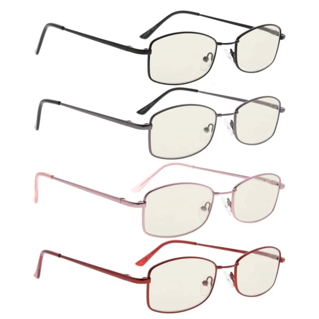 Wotbx Blue Light Blocking Glasses Light Yellow Tinted 4 Pack