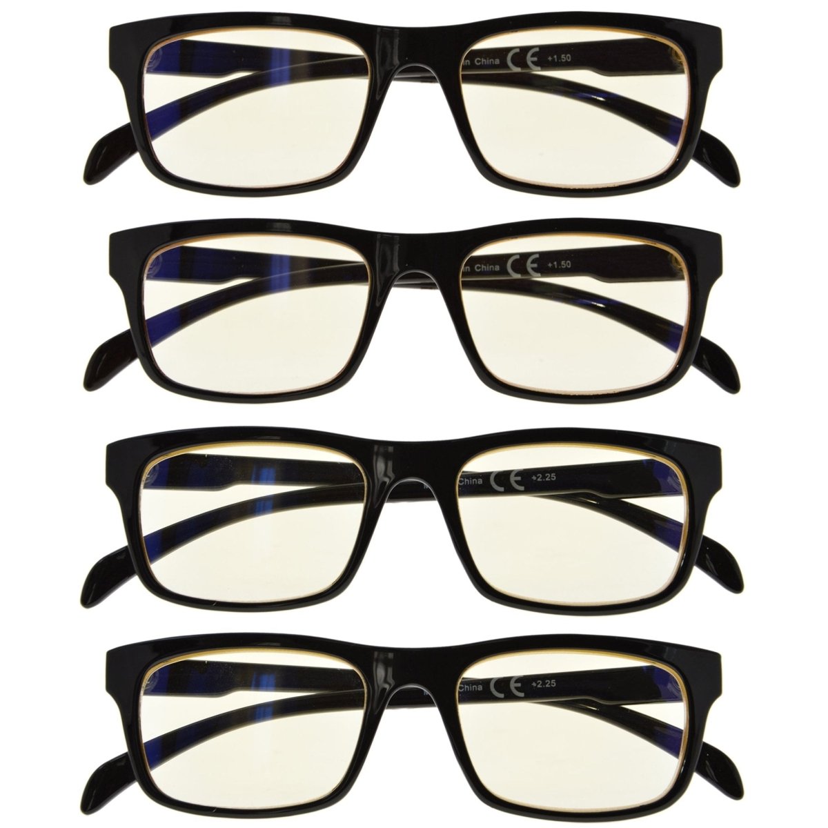 4 Pack Blue Light Filter Reading Glasses CG047 - Gr8sight