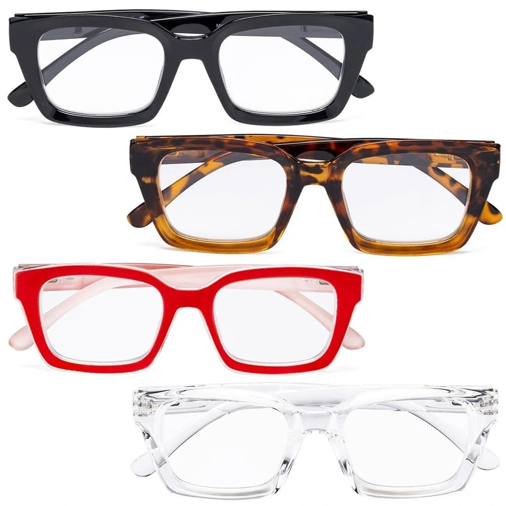 Wokao Reading Glasses 4 Pack
