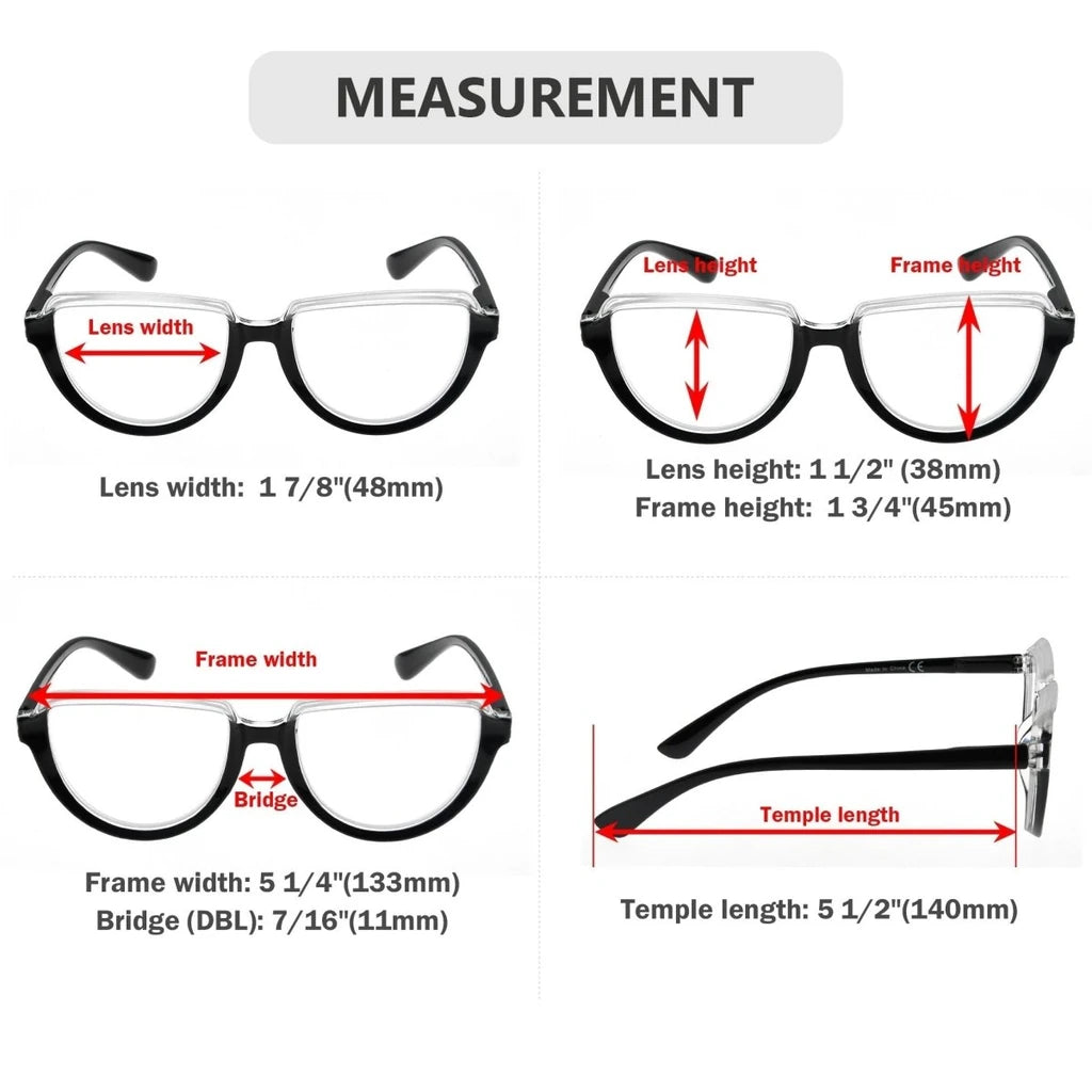 Wodbb Reading Glasses 4 Pack