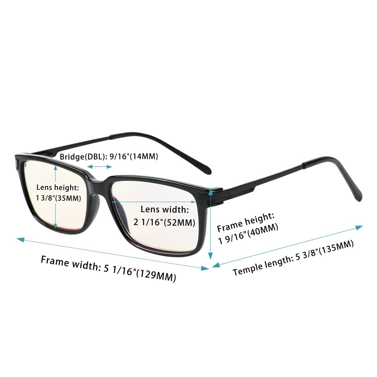 Woiag Blue Light Blocking Reading Glasses Light Yellow Tinted 4 Pack