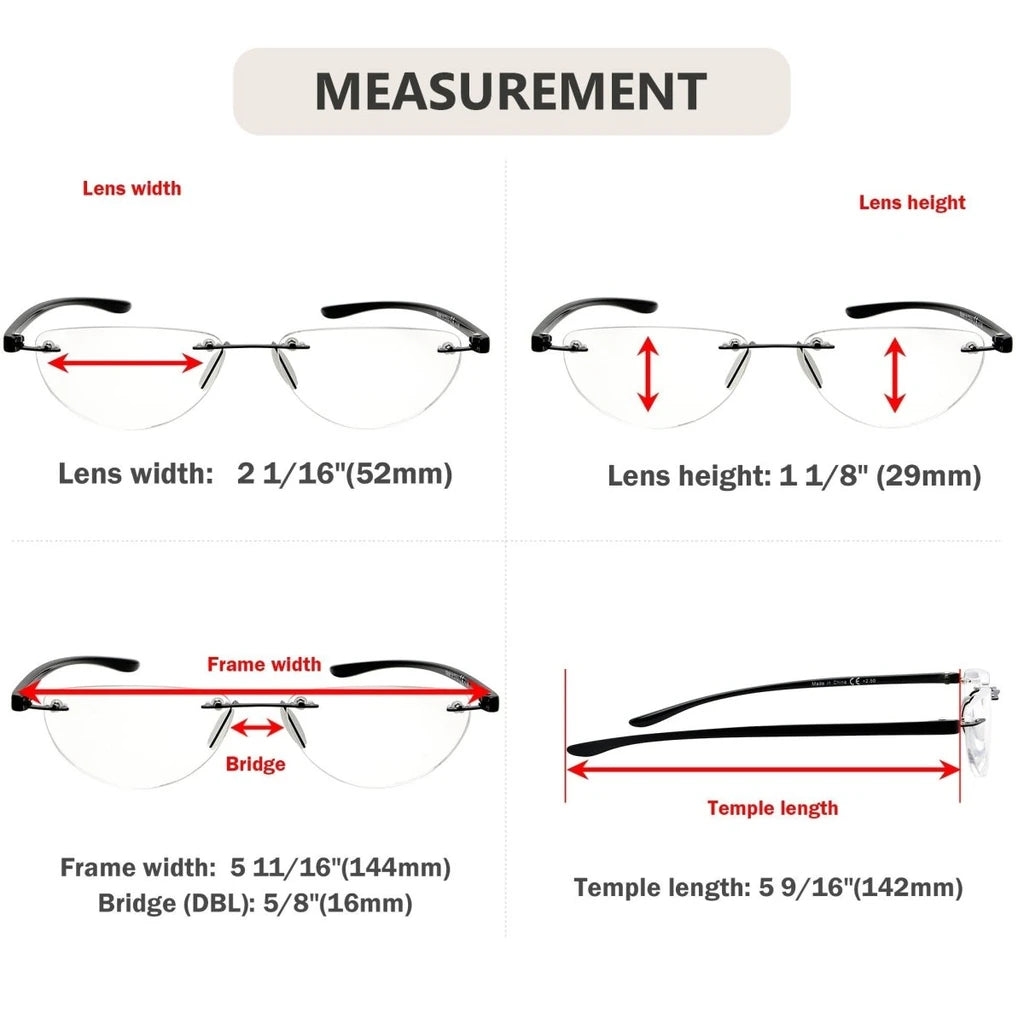 Wofbf Reading Glasses 4 Pack