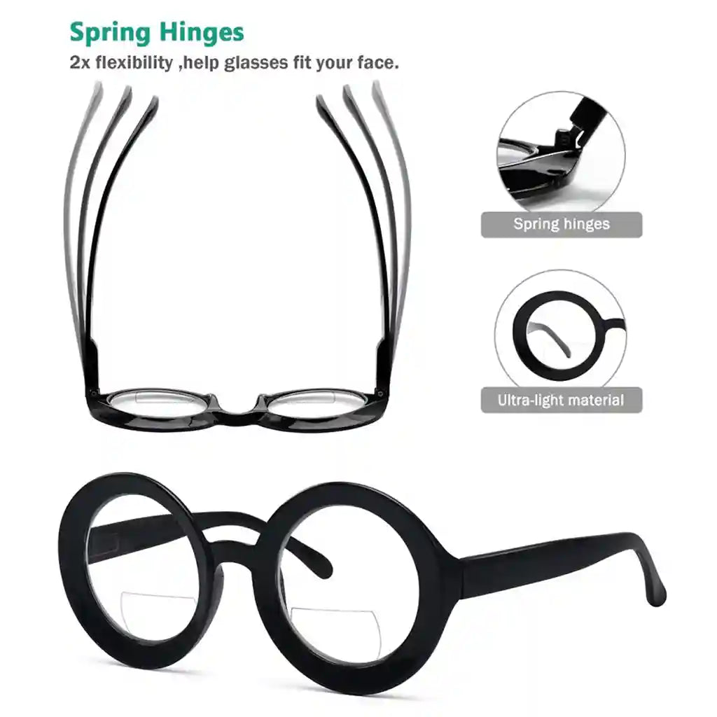 Wolcb Bifocal Reading Glasses 4 Pack