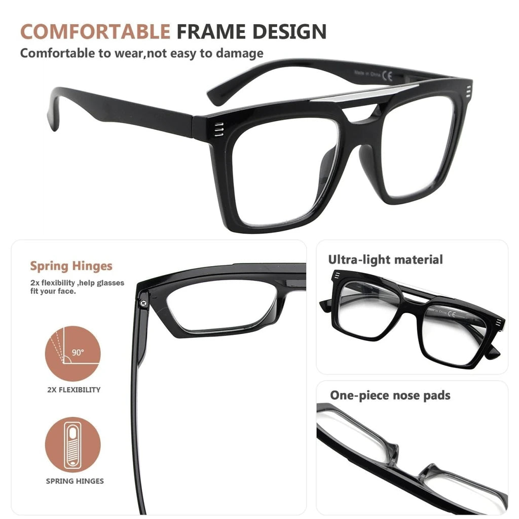 Woeat Reading Glasses 4 Pack