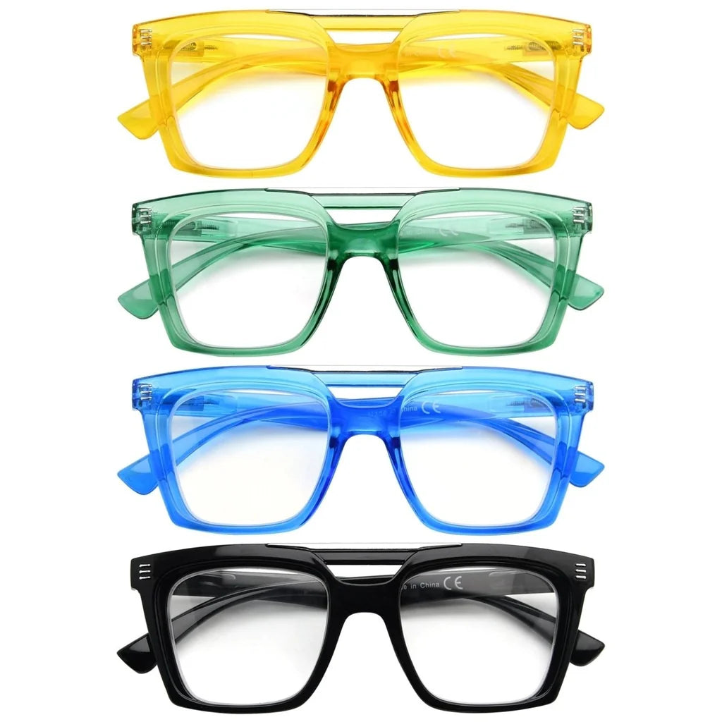 Woeat Reading Glasses 4 Pack