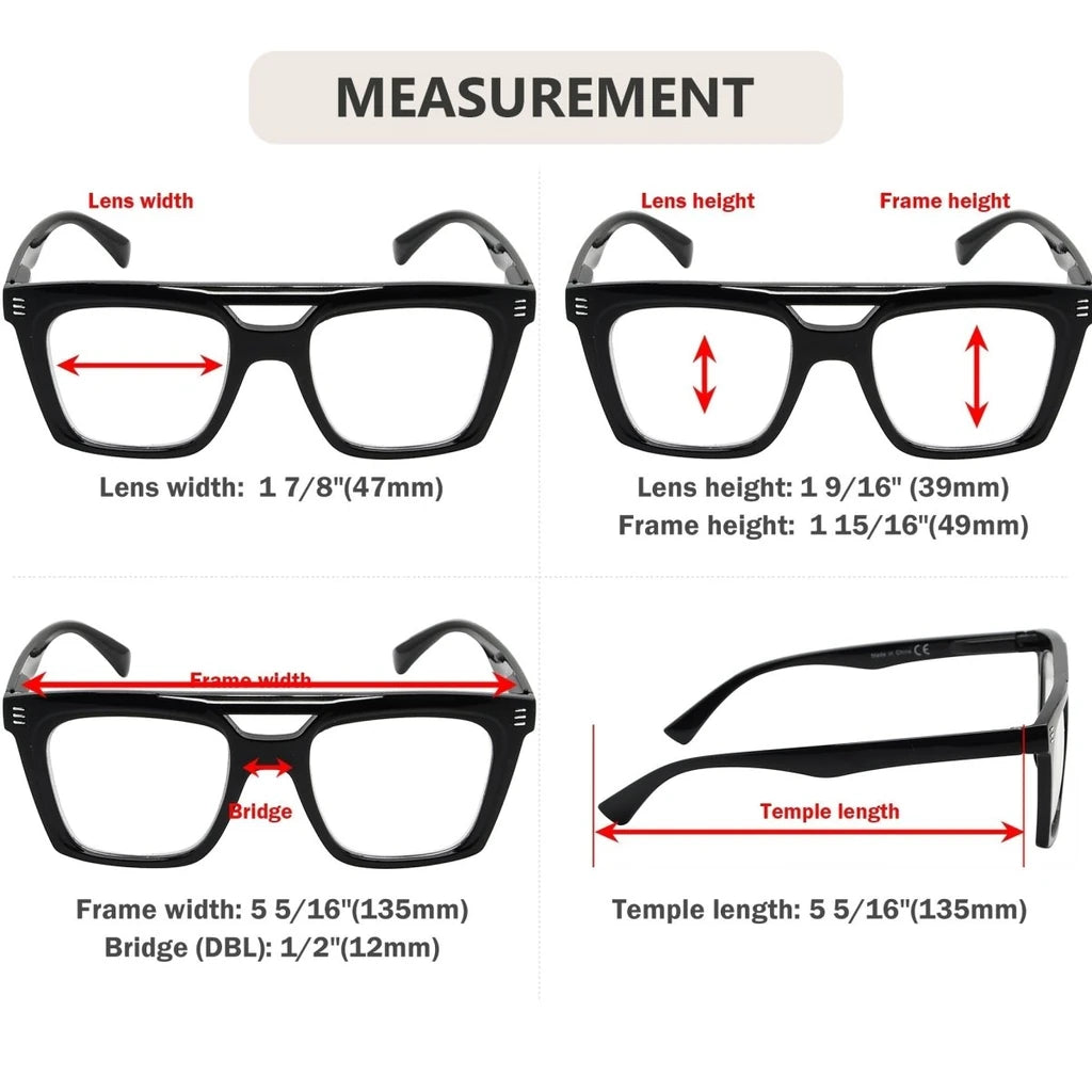 Woeat Reading Glasses 4 Pack
