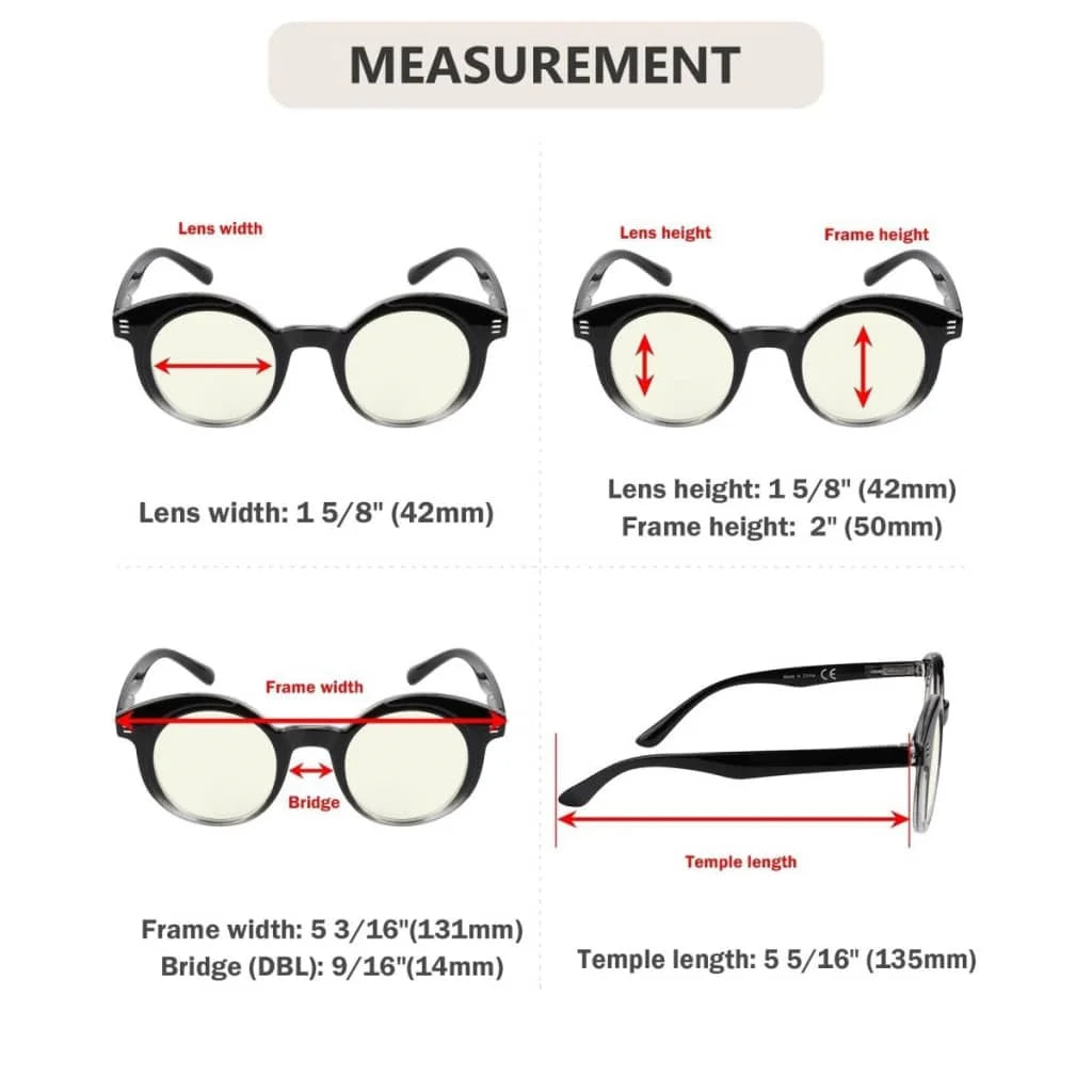 Womax Blue Light Blocking Glasses Light Yellow Tinted 4 Pack