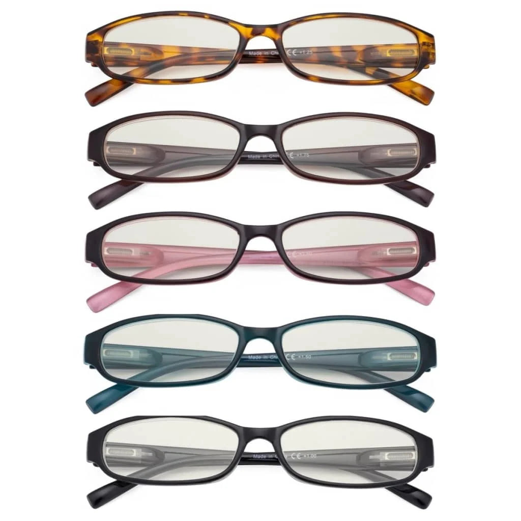 Womcc Blue Light Blocking Glasses Light Yellow Tinted 5 Pack