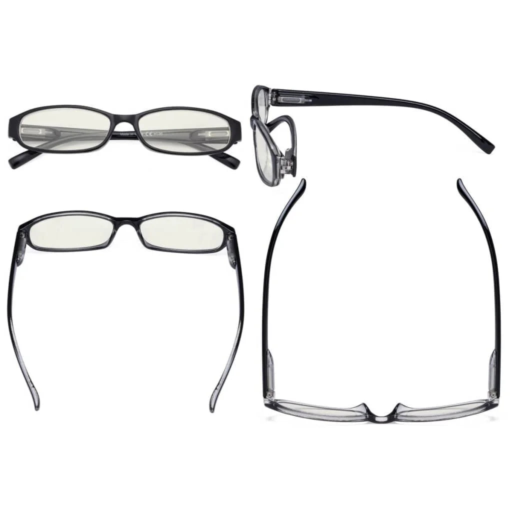 Womcc Blue Light Blocking Glasses Light Yellow Tinted 5 Pack