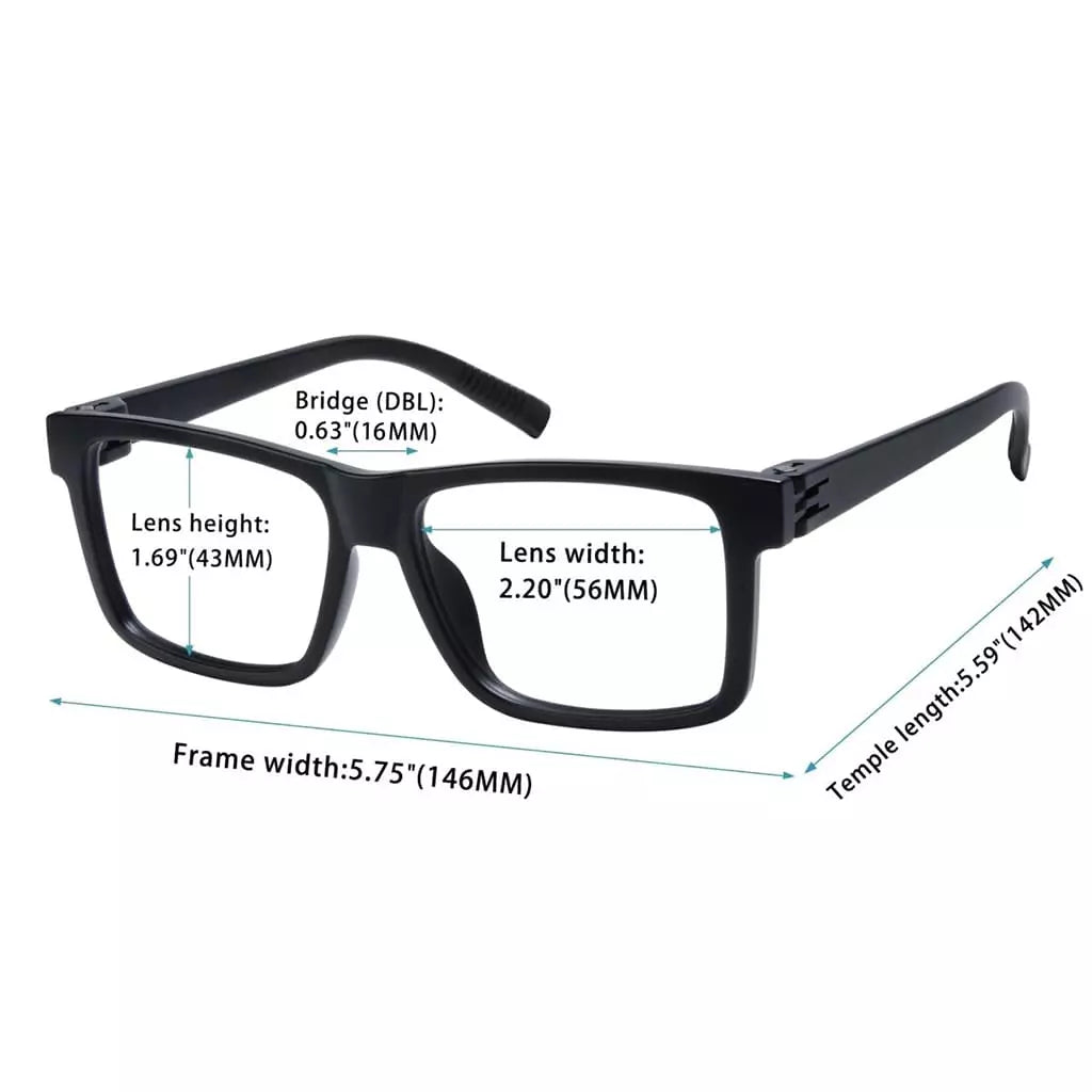 Worbp Metalless Screwless Glasses 6 Pack