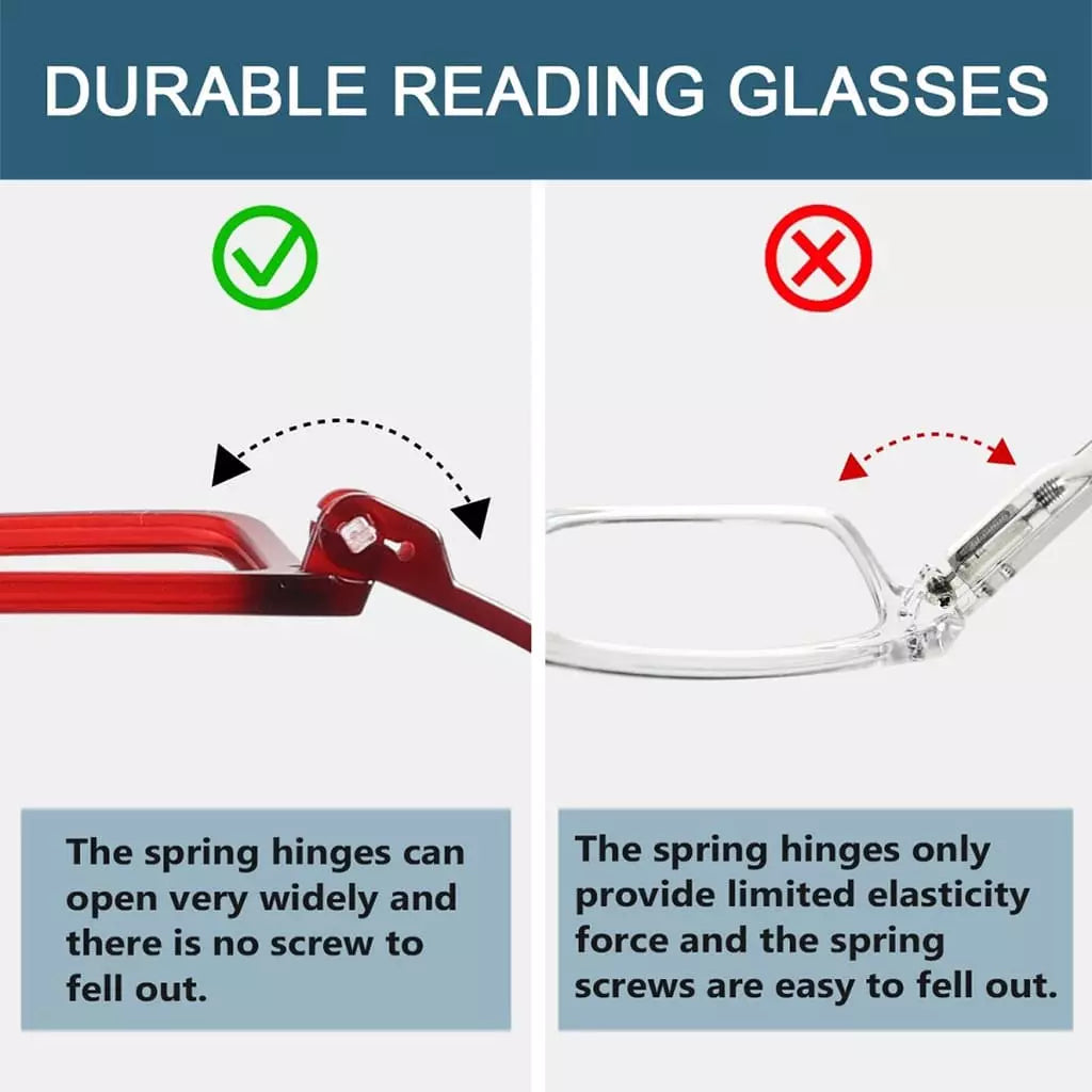 Worbp Metalless Screwless Glasses 6 Pack