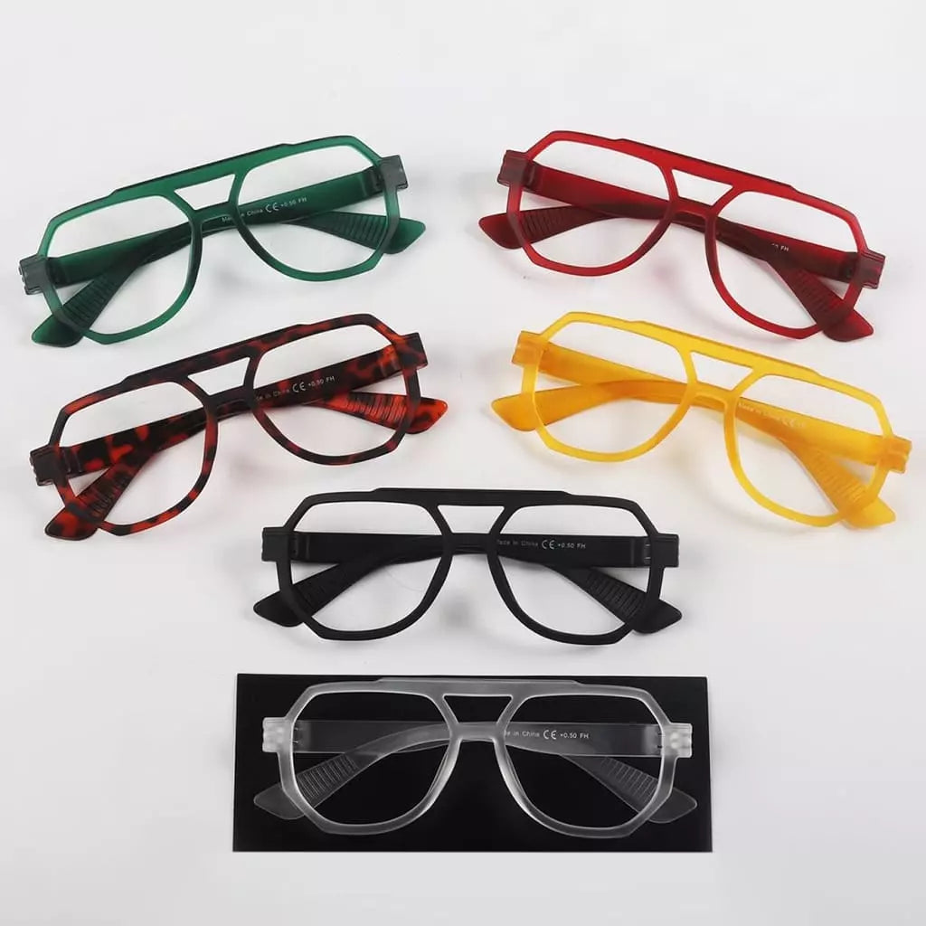 Worbd Metalless Screwless Reading Glasses 6 Pack
