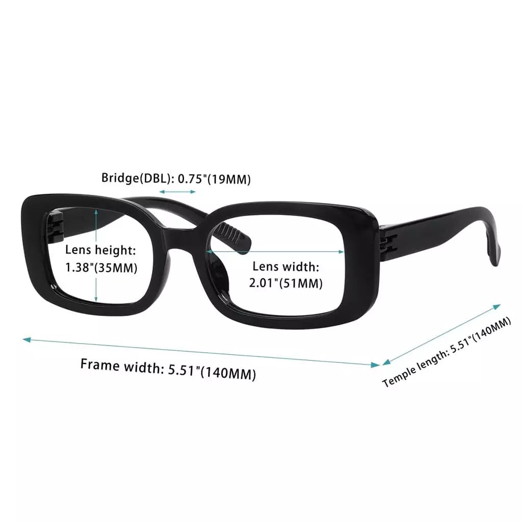 Worbn Metalless Screwless Glasses 6 Pack