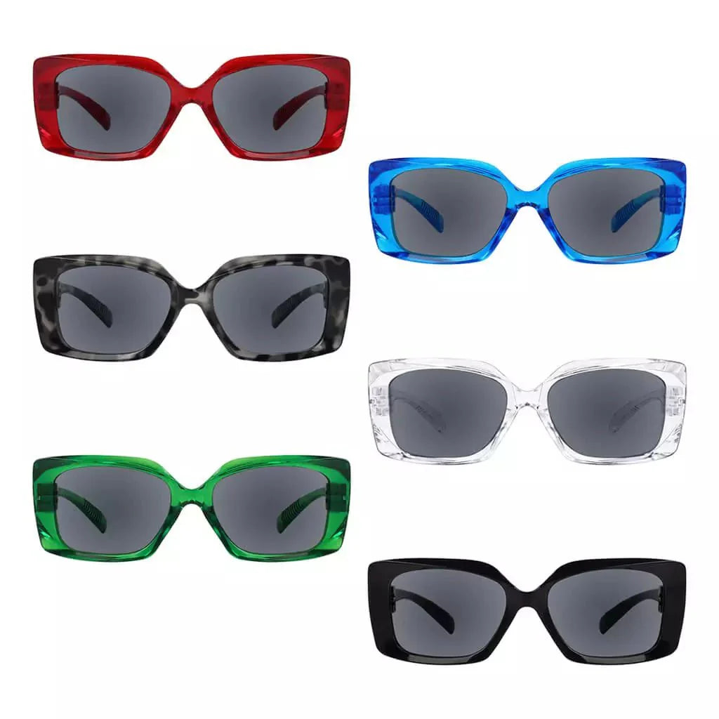 Wodaa Metalless Screwless Polarized Sunglasses 6 Pack