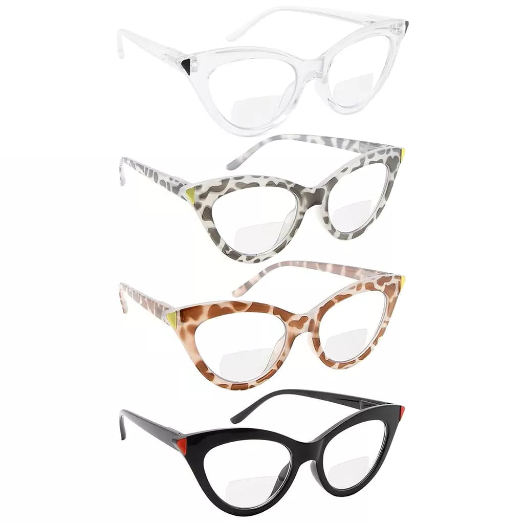 Wolar Bifocal Reading Glasses 4 Pack