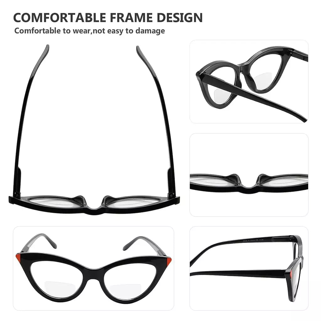 Wolar Bifocal Reading Glasses 4 Pack