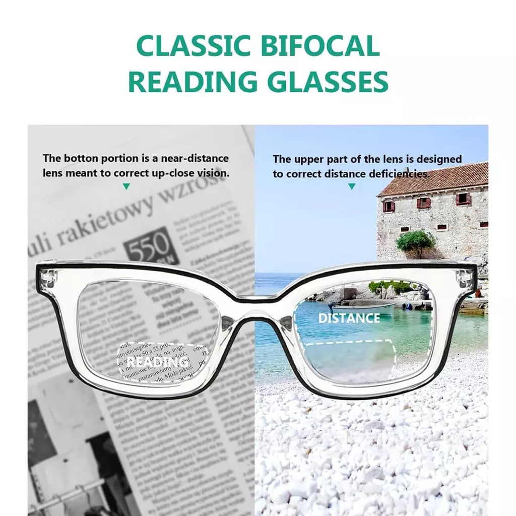 Wolat Bifocal Reading Glasses 4 Pack