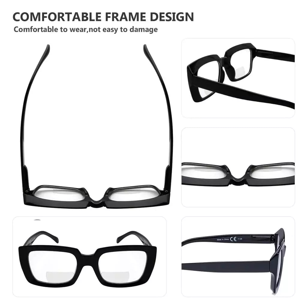 Wolbr Bifocal Reading Glasses 4 Pack