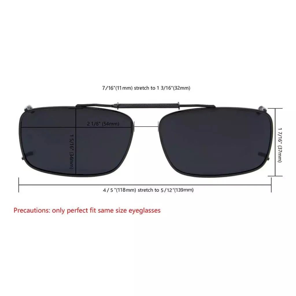 Woeac Polarized Clip on Sunglasses 3 Pack