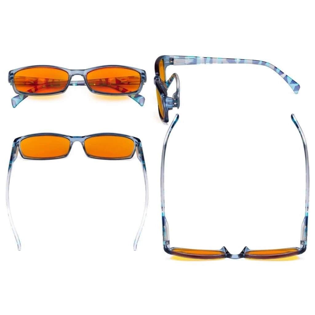 Wovaz Blue Light Blocking Reading Glasses Orange Tinted 5 Pack