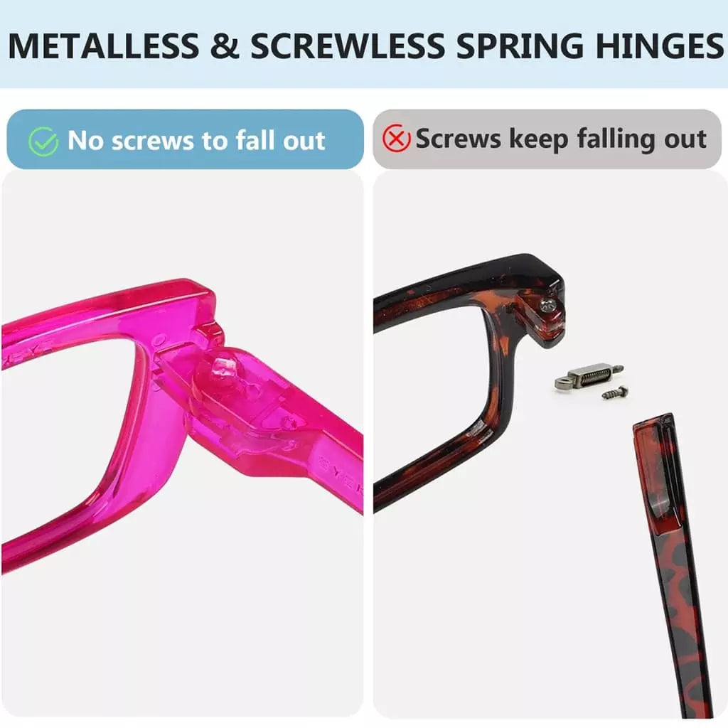 Woray Metalless Screwless Glasses 6 Pack