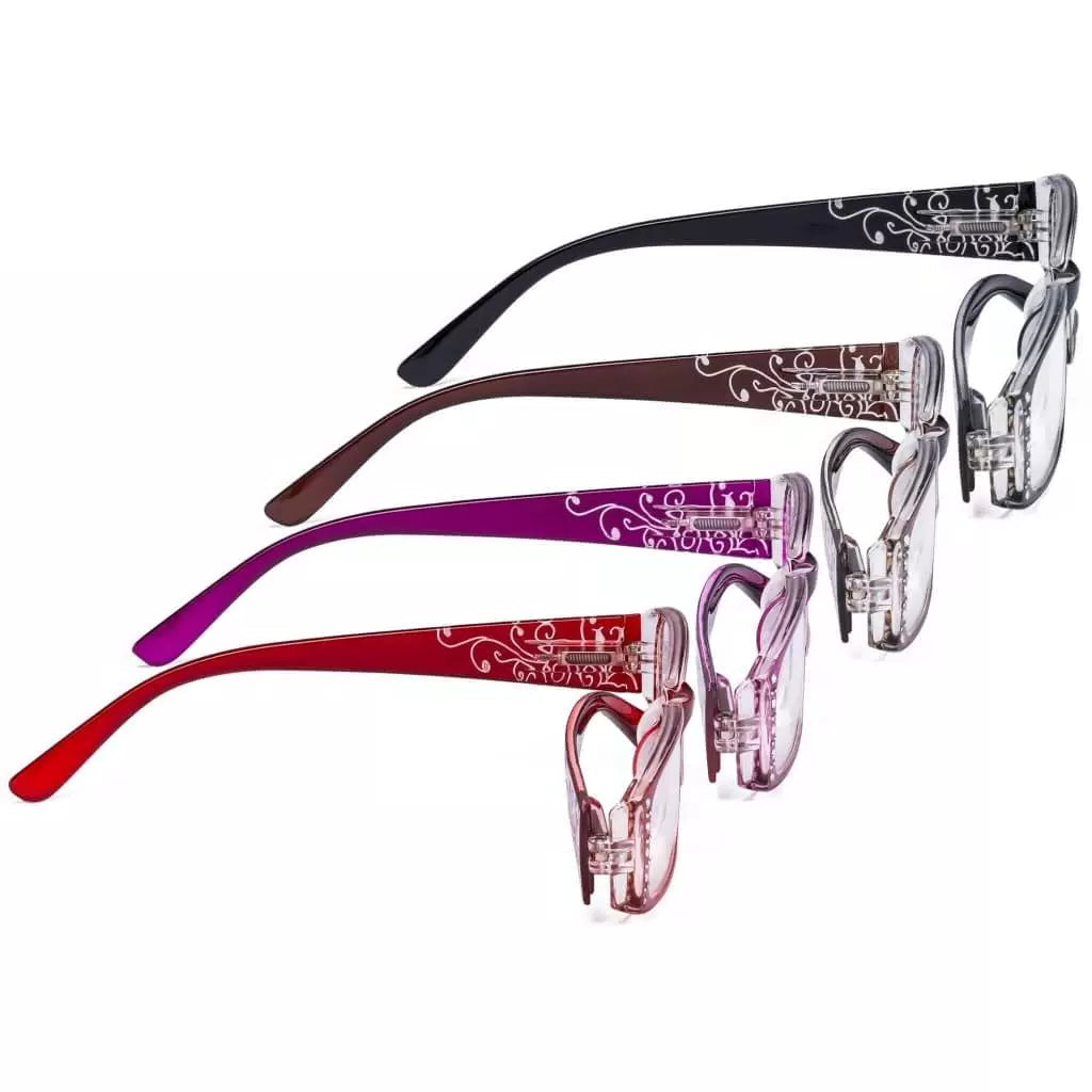 Woabb Reading Glasses 4 Pack
