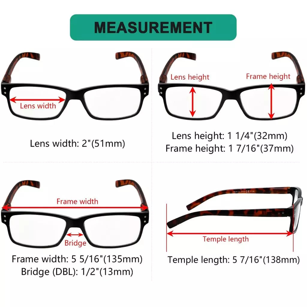 Woabv Eyeglasses 5 Pack