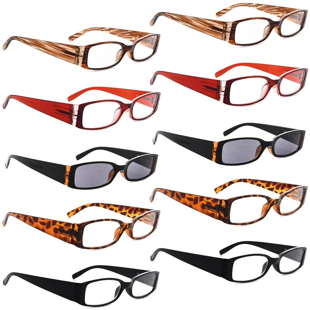 Wobaa Reading Glasses 10 Pack