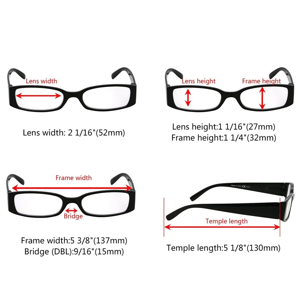 Wobaa Reading Glasses 10 Pack