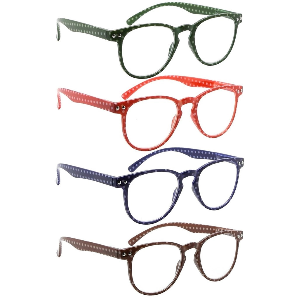 Wobay Reading Glasses 4 Pack