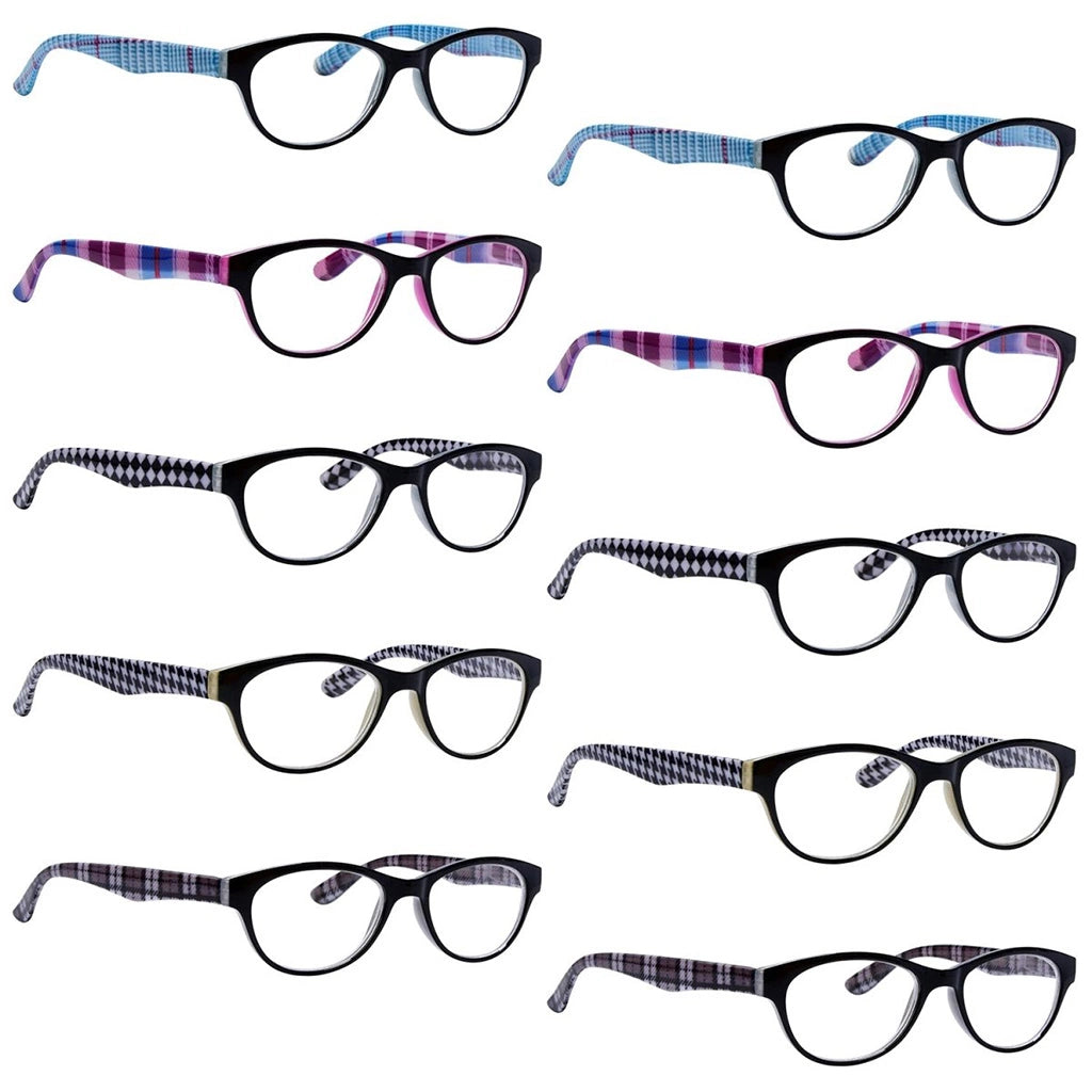 Wobbl Reading Glasses 10 Pack