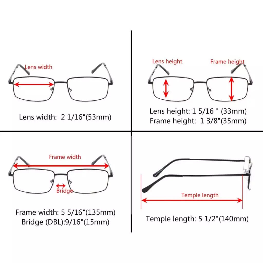 Wocbl Reading Glasses 3 Pack