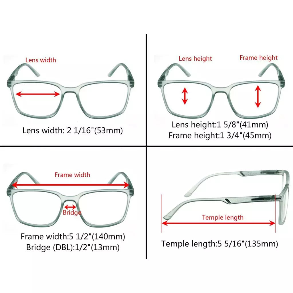 Wocbt Reading Glasses 5 Pack