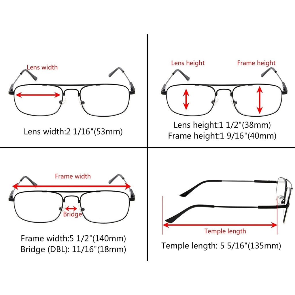 Woccb Reading Glasses 4 Pack
