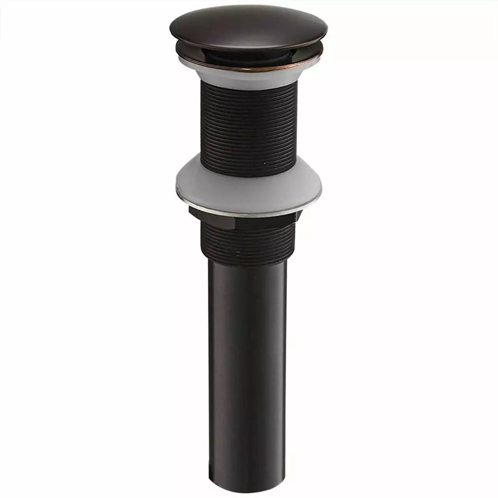Bronze Bathroom Sink Drain Stopper – Without Overflow, Fits Standard Vanity Sinks - waloff.com