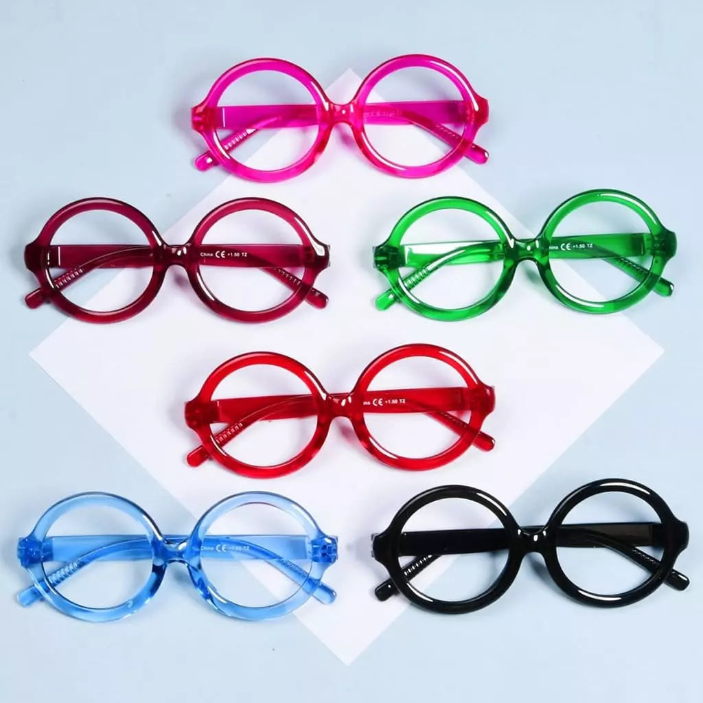 Worbg Metalless Screwless Reading Glasses 6 Pack