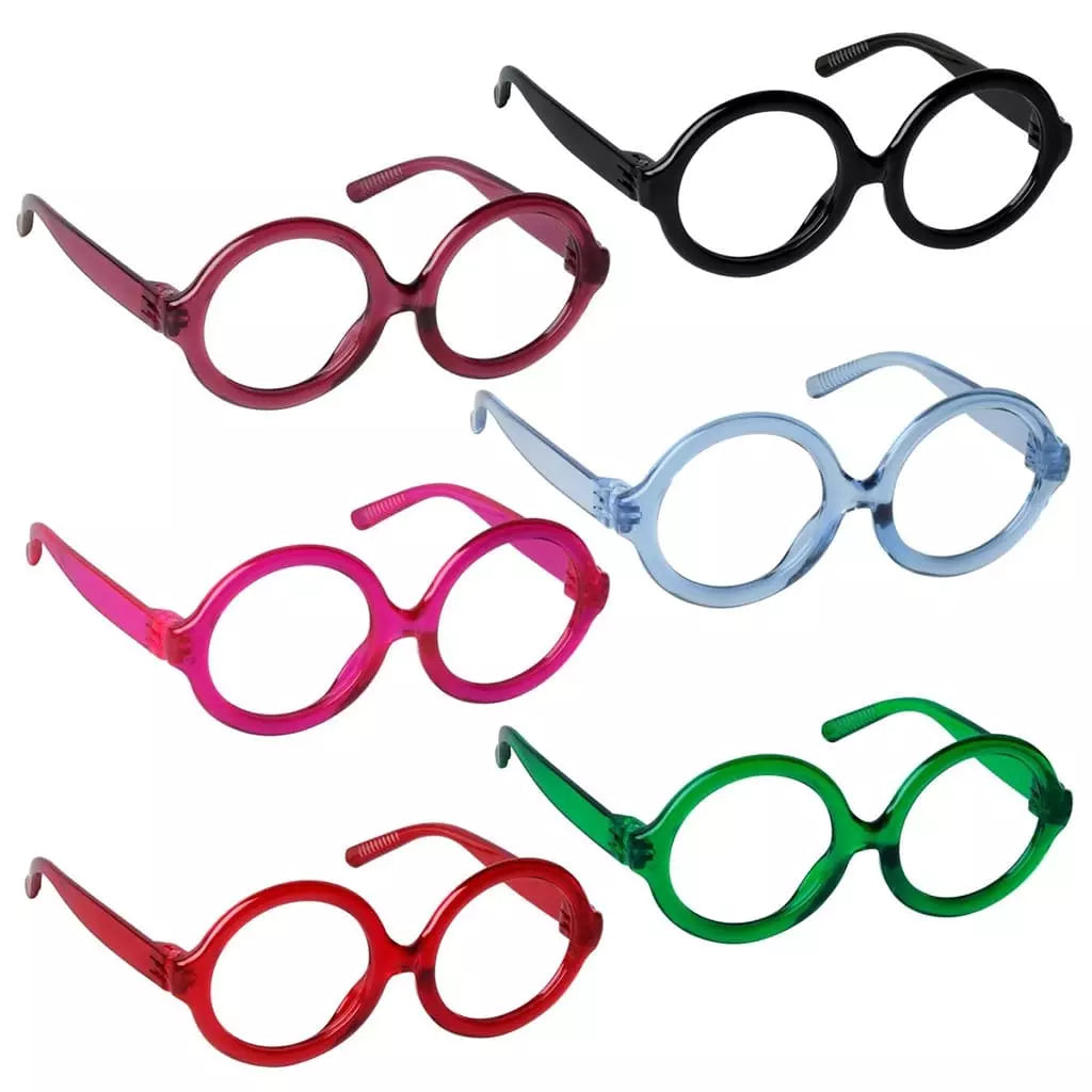 Worbg Metalless Screwless Reading Glasses 6 Pack